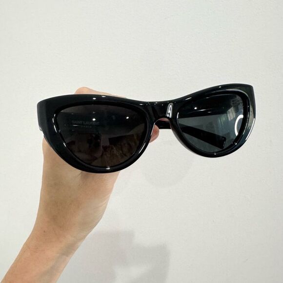 SAINT LAURENT Script Cat Eye Sunglasses, 53mm - Picture 6 of 14
